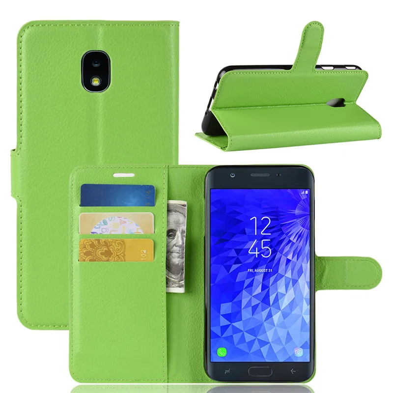 Luxury PU Leather for Samsung Galaxy J7 2018 J6 J4 J3 J7 Prime2 J7 Duo