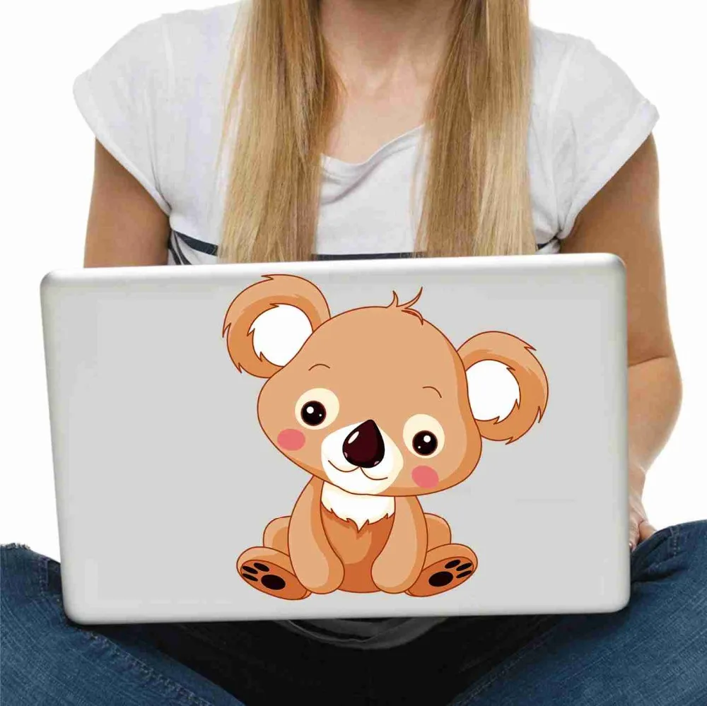 Красивый медвежонок из мультфильма животное наклейка декор для стен детской
