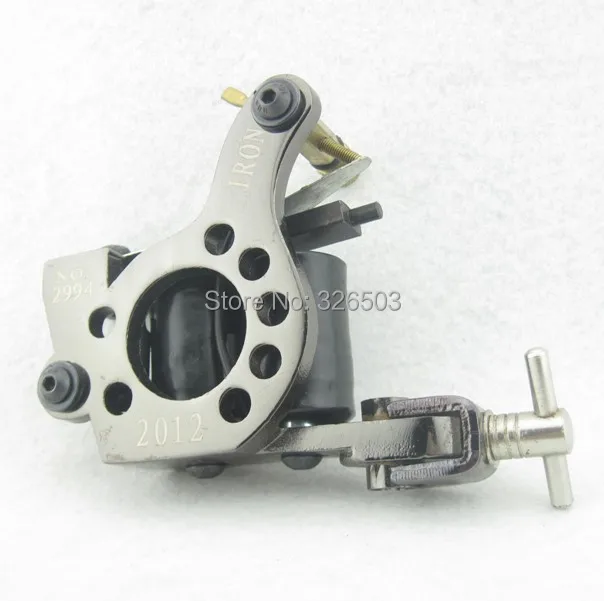 

One Top Tattoo Machine Gun For Kit Power Set Supply 10 Wrap Coils FSM04