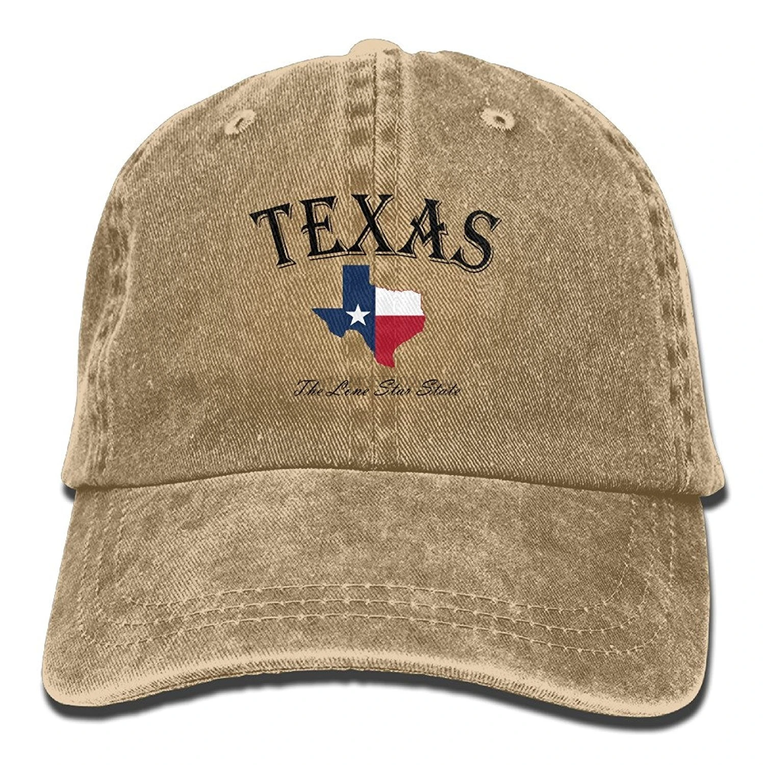 Unisex Adult Texas Lone Star State Washed Denim Cotton Sport Outdoor