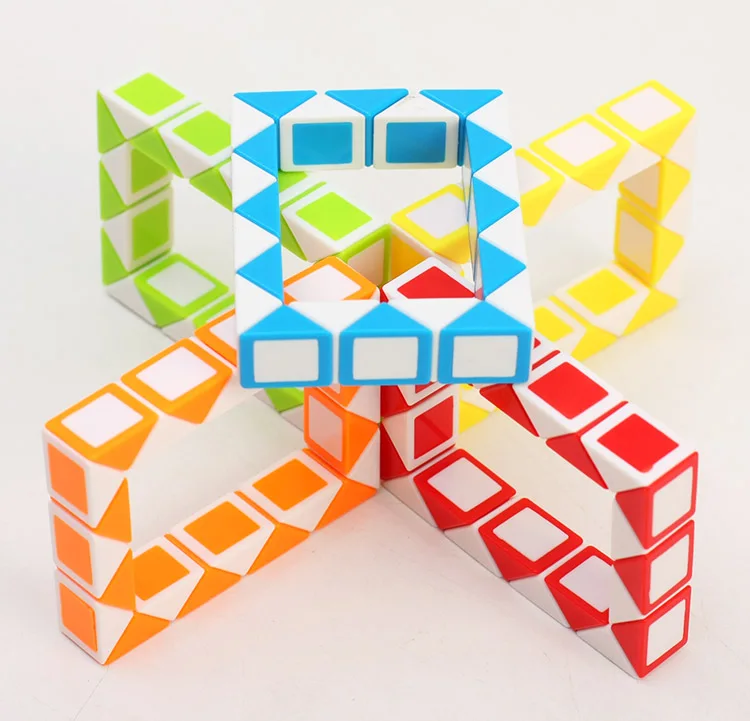 Newest ZCUBE Small 24 Twist Puzzle Snake Cube Magic Cube Puzzle Learning maze Educational kids Toys