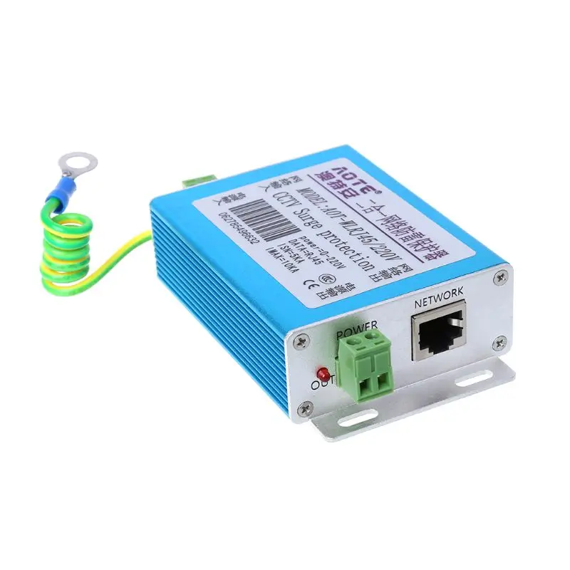 Сетевой адаптер Ethernet RJ45 защита от перенапряжения Lightning Выключатель Камеры