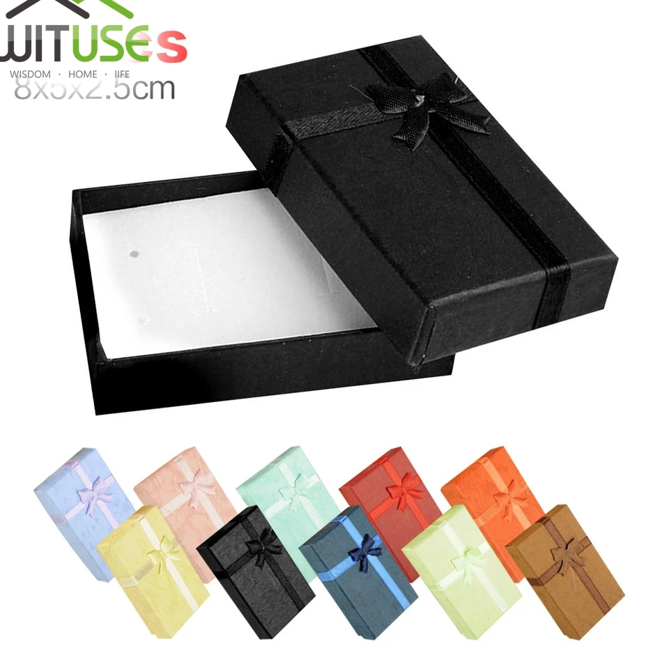 

16pcs/lot Wedding Favors and Gifts Box Blue Paper Gift Bag with Silk Ribbon for Wedding Decorations Event Party Supply 5x8cm