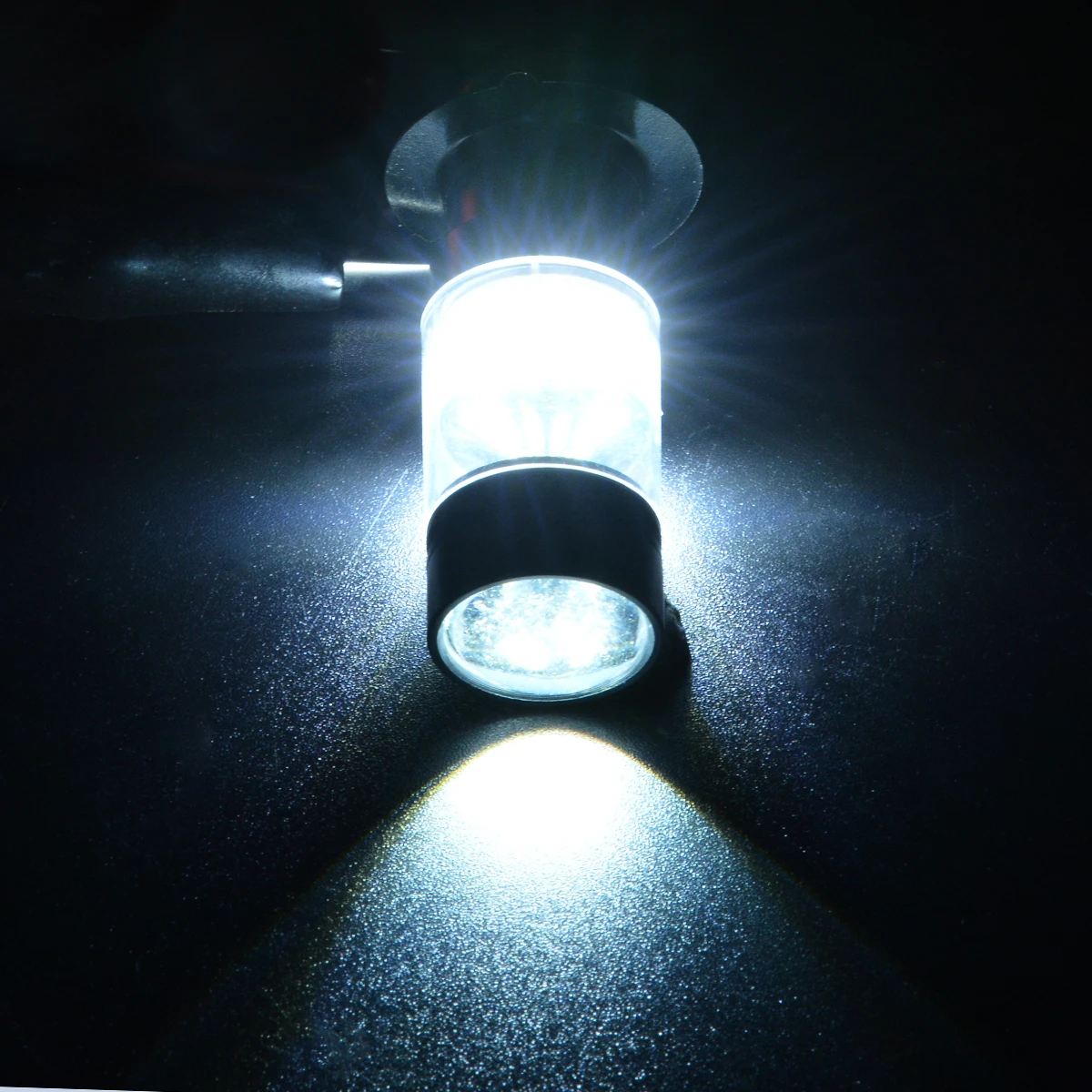 1PCS H6 Motorcycle Fog Light BA20D 2323 LED 100W DC 12V Motorbike DRL Daytime Running Lamp Bulb Super Bright White 6000K