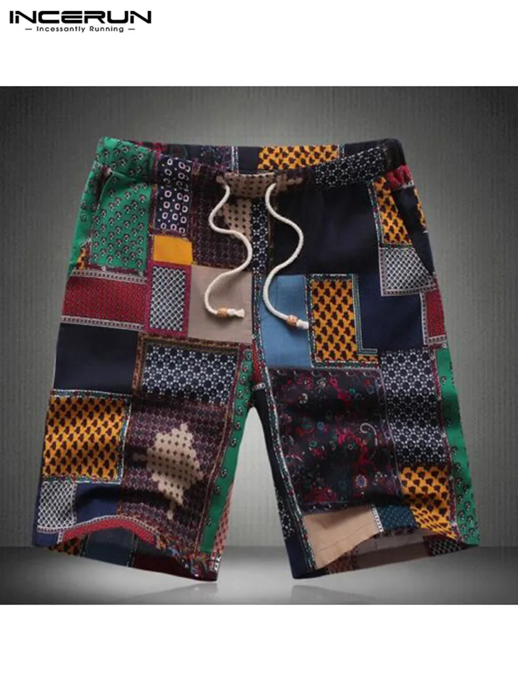 INCERUN/ свободные модные тонкие пляжные джоггеры с эластичной резинкой на талии, брюки, повседневные мужские Джоггеры в полоску, новинка, хип-хоп, Pantalones Hombre 5XL
