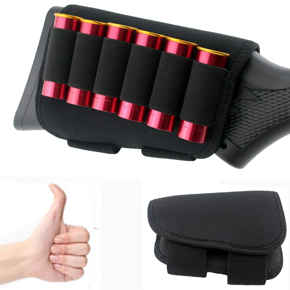 

16 x10cm Molle hunting Cartridge Belt Airsoft Tactical 6 Shots 12 20 Gauge Shot gun Shell Bandolier Gauge Ammo Holder Military