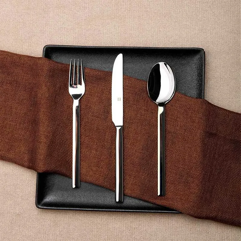 Оригинальная посуда Xiaomi Mijia Huohou, нож для стейка, ложка, вилка, столовая посуда из нержавеющей стали, набор столовых приборов для семьи - Цвет: Knife fork Spoon