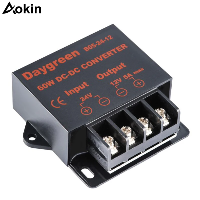 

car 24V to 12V 5A DC DC Converter Regulator Power Buck Module Car LED Step Down DC DC Converter Voltage Regulator Reducer