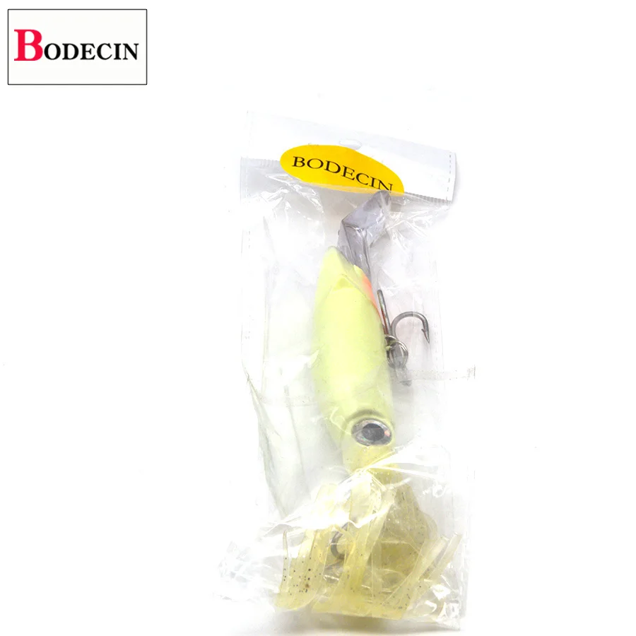 Octopus Fishing Lure 14cm 39g With Treble Hook And Jigs Lifelike Peche Luminous