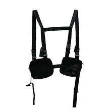 Нагрудные сумки Регулируемый тактический жилет Карманный хип-хоп Уличная сумка мужская функциональная тактическая нагрудная сумка на плечо Kanye West