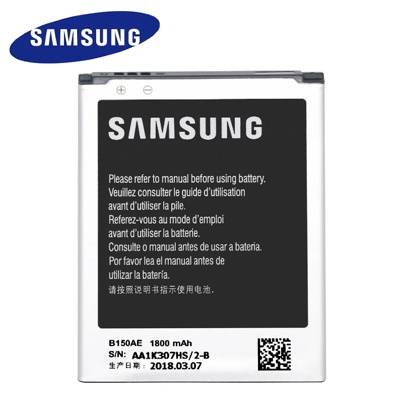 B150AE сменный аккумулятор для samsung Galaxy Core i8260 i8262 Galaxy Trend 3 G3502 G3508 G350 B150AE 1800 мАч