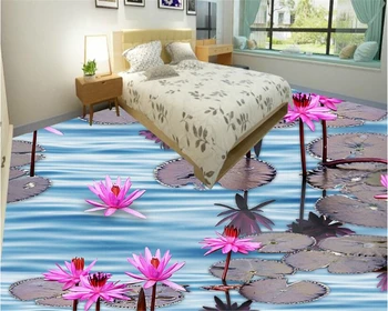 

beibehang 2018 new high-quality personalized papel de parede wallpaper Aesthetic three-dimensional classic water Nymph 3D floor
