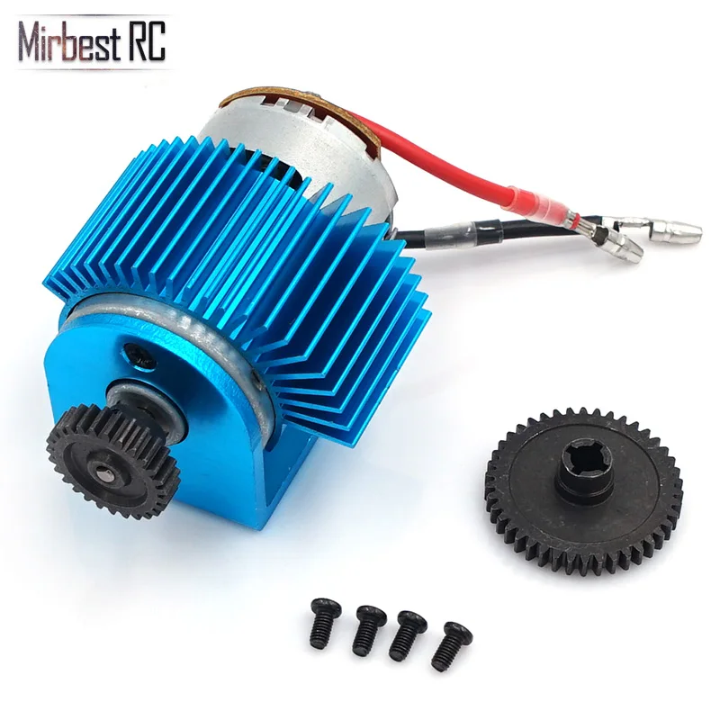 Motor Amount+540 Motor Electric Engine Metal Gear 27T Reduction gear 42T Rc Car Upgrade Parts 1/18 Wltoys A959 A969 A979 K929