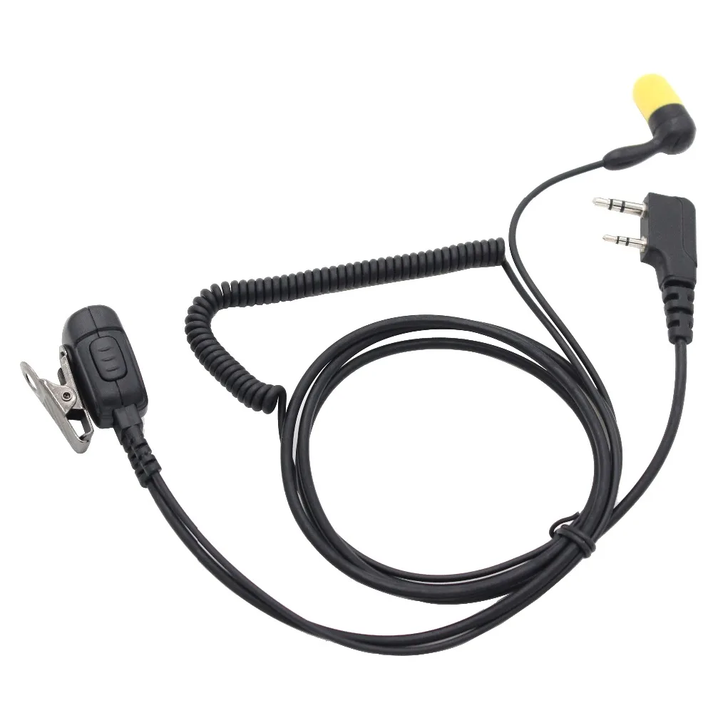 Новый 2-контактный двухсторонний радиоприемник гарнитура для BaoFeng UV-5R GT-3 UV-82HP UV-6R