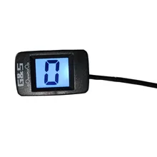 Универсальный ЖК-дисплей для мотоцикла с цифровым индикатором переключения передач и датчиком переключения передач, супертонкий дисплей, разработанный с высокой технологией синего цвета