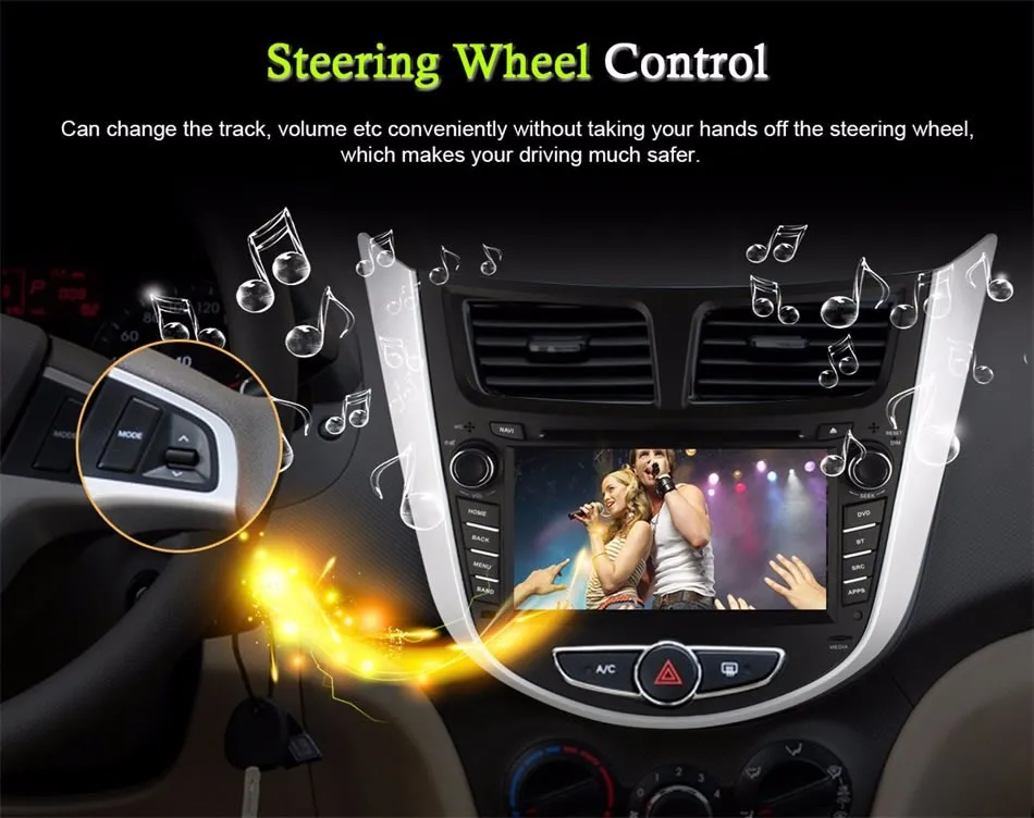 Cheap Octa 8 Core Quad Core 2GB RAM Android 6.0 Car DVD Player For HYUNDAI Accent Verna Solaris i25 2011 2012 2013 Radio GPS 4G LTE 14