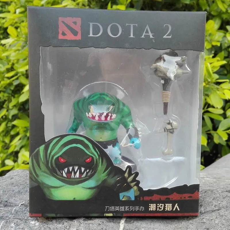Фигурки героев игры Dota 2 4 шт. SLARK TINY Doom в коробке ПВХ фигурки коллекция dota2