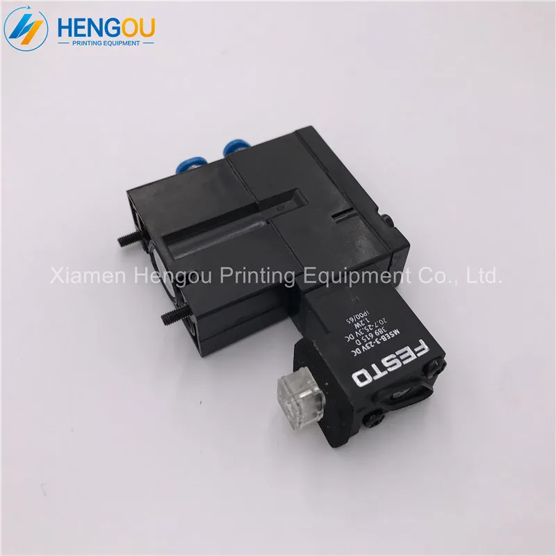 

6 Pieces M2.184.1111 Hengoucn Printing Machine Parts Solenoid Valve M2.184.1111/05 MEBH-4/2-QS-4-SA