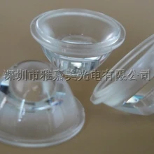 Высококачественная светодиодная линза 20 мм 45 град вогнутые шаманские линзы, без держателя, объектив с высокой мощностью