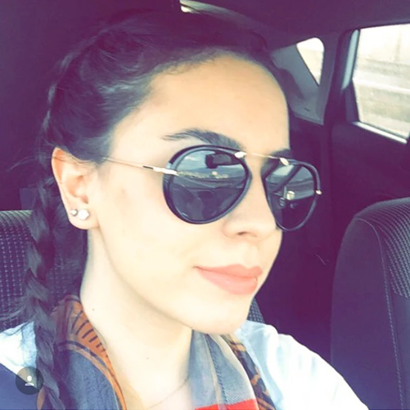 2018 New Goggle Fashion Clear Sunglasses (4)