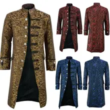 Los hombres Victoria Steampunk de Edwardian abrigo vestido de Prendas de Vestir Vintage Príncipe abrigo renacimiento medieval chaqueta del traje de Cosplay