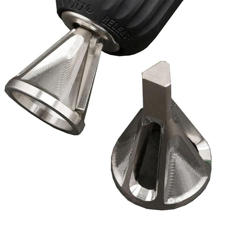 Chamfering tool except stab chamfering screw head grinding angle