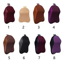 Dewtreetali горячая Распродажа Авто 3D космическая пена памяти Автомобильная Кожаная подушка для шеи подголовник для автомобиля Стайлинг автомобиля