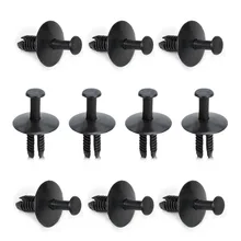 DWCX 10pcs Car Bumper Trim Nylon Door Sill Rivet Bumper Trim Clip Retainer 51118174185 for BMW Series 3 5 7 E46 E38 E39 E53 X5
