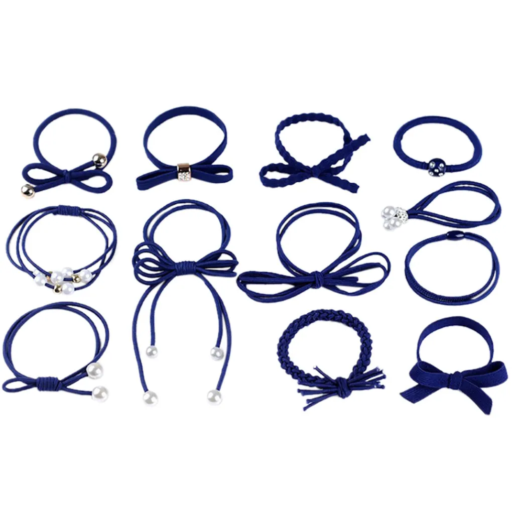 

Scrunchie Women Fashion Casual Vintage Cute Scrunchie Headwear Bow Elegant Fashion Elastic Hair Ring Hair Rope Hair Accessories