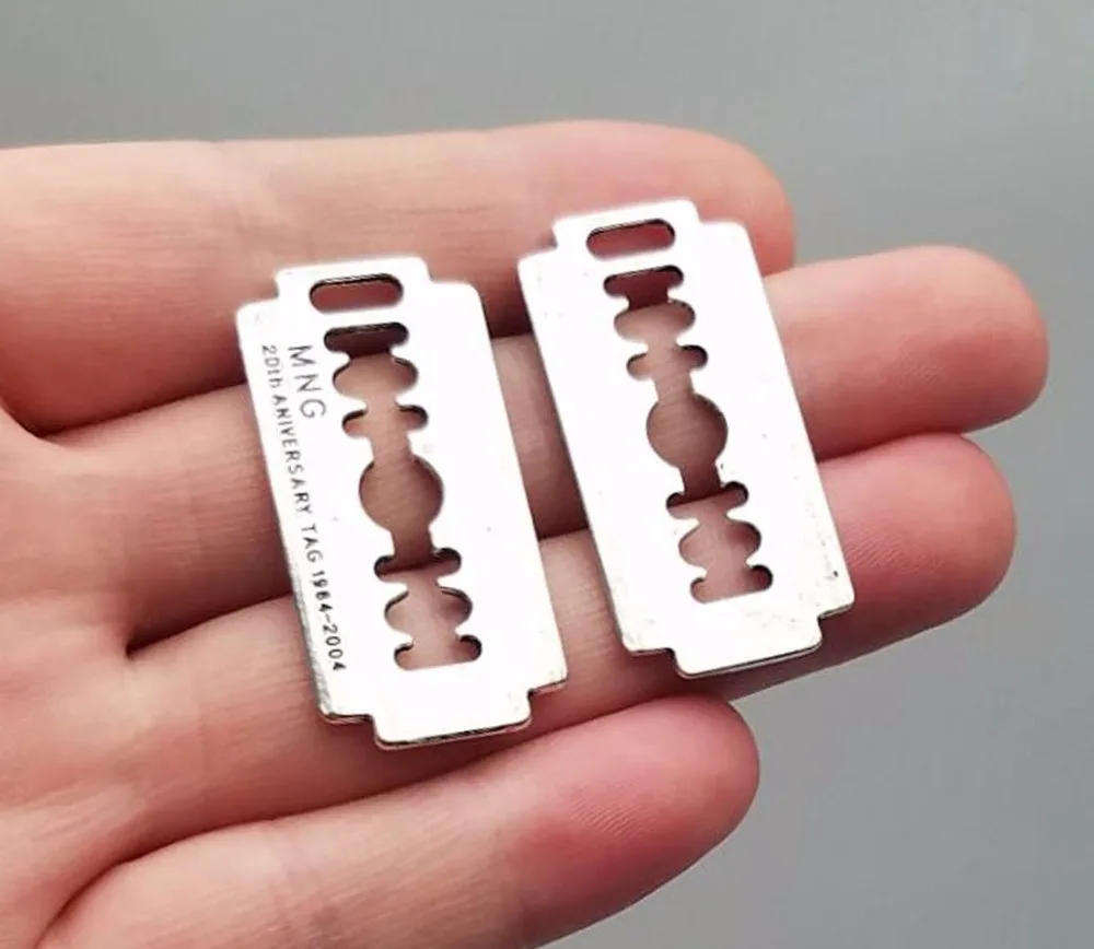 

15pcs/lot--37x19mm, Antique silver Blade charms,DIY supplies,Jewelry accessories