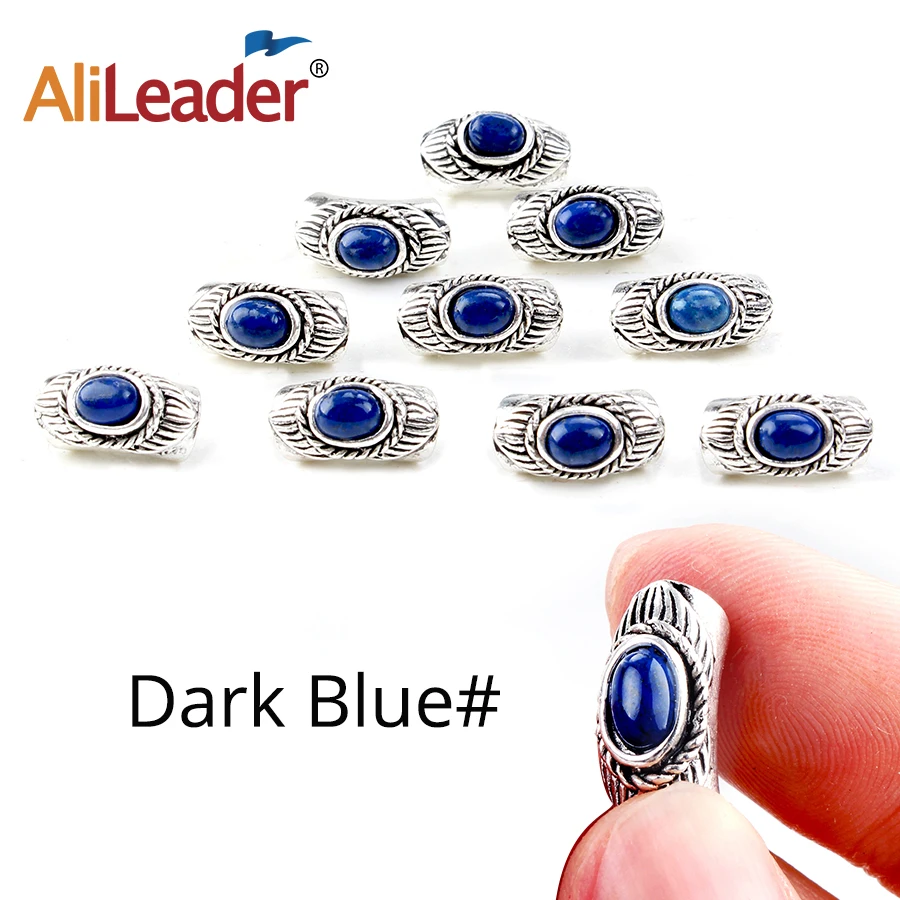 Sliver Hair Beads For Braids Dreadlock Accessories Dreadlocks For Hair Feather Extensions Microlinks Color Hair Ring Of Dreads