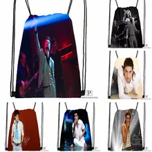 Пользовательские Димы Билана Drawstring сумка-рюкзак милый рюкзак детский Ранец(черный назад) 31x40 см#180531-02-10