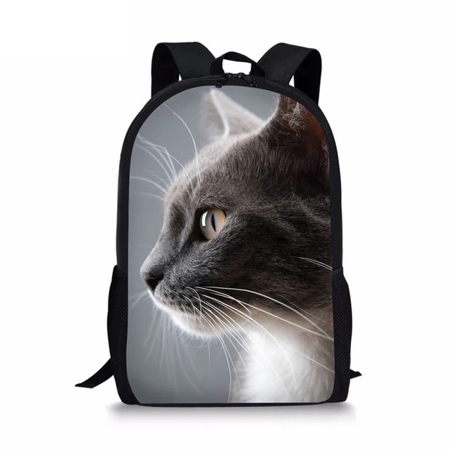 FORUDESIGNS/3 шт./компл. очаровательного котенка кошки школьные сумки для девочек ортопедический рюкзак школьный рюкзак в ученики начальной школы детская книга Сумка - Цвет: H1697C