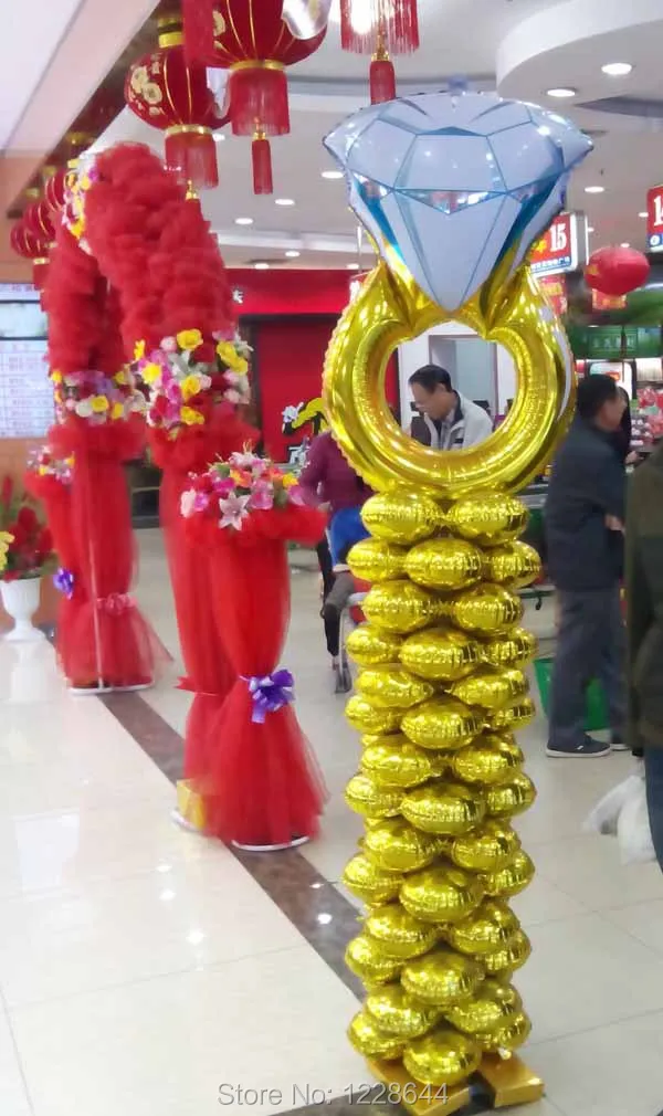DH_30inch diamond ring foil balloons -2