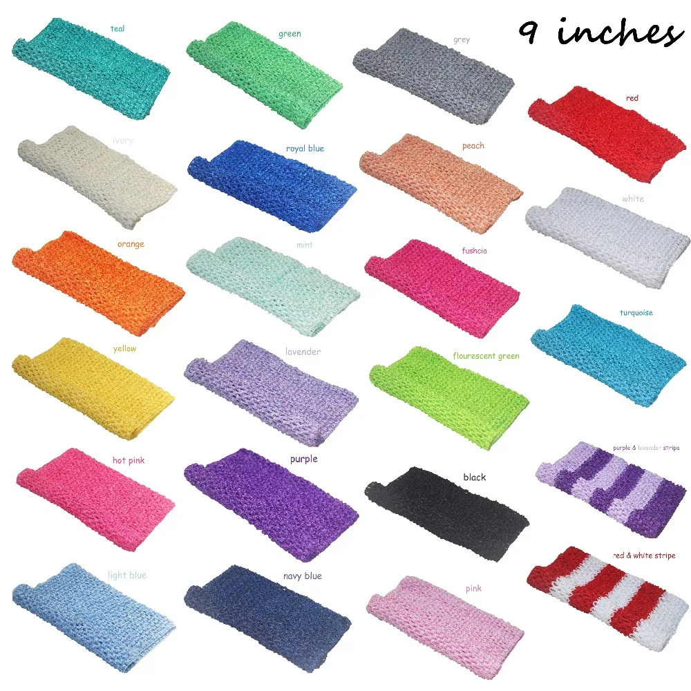 Us 1 33 11 Off 9 Inches Multicolor Crochet Top Baby Dress Diy Material Girls Skirts Princess Party Costume Supplies In Fabric From Home Garden On