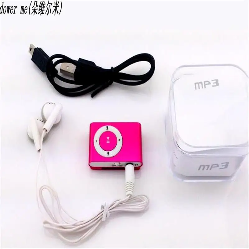2018 BOX Colorful Mp3 Player Mini Mp3 Music Player Micro TF Card Slot