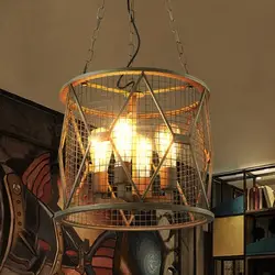 RH Лофт Стиль железа чистая Droplight промышленного ветер Винтаж подвесные светильники для Обеденная подвесной светильник Освещение в
