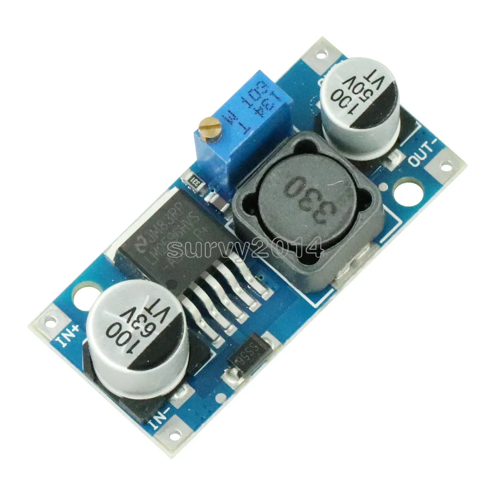 LM2596HVS LM2596 HV LM2596HV DC-DC Регулируемый понижающий преобразователь модуль питания 4,5-50 в до 3-35 в ограничитель