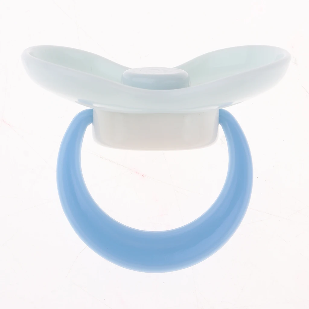 Cute Cartoon Dummy Pacifier & Magnet Set Baby Doll Supplies for Reborn Newborn Doll White #2