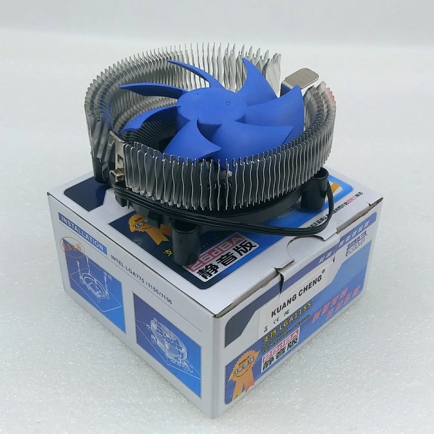 Тихий радиатор охлаждения процессора материнской платы ПК поддержка lga1155/1156/775