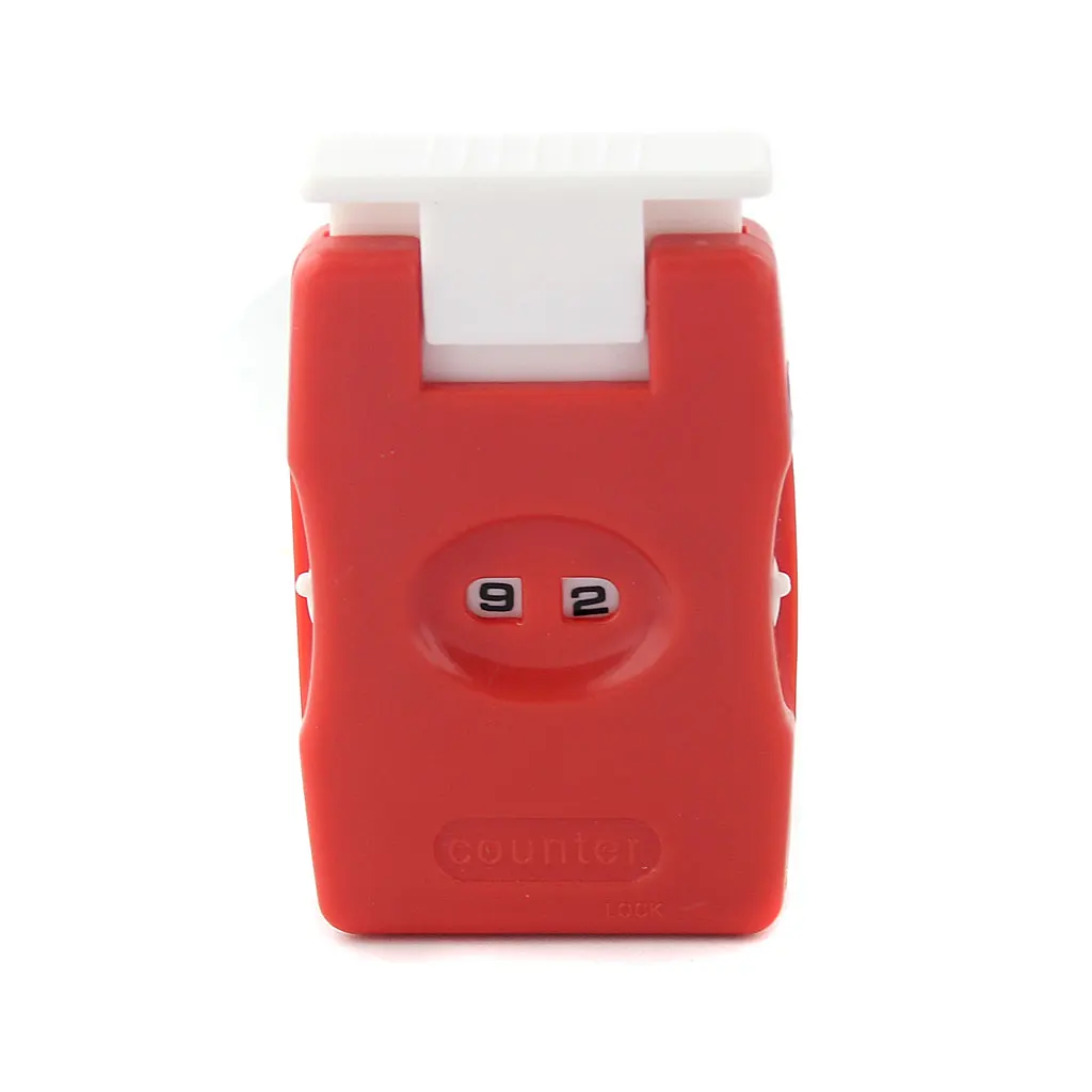 2 Pieces Plastic Knitting Needles Row Counters Crochet Weaving Knit Stitch Tools