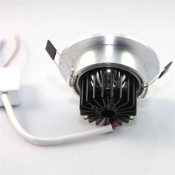 

Free Shipping warm white/cool white 3W 5W 7W 10W COB LED Down Light LED Recessed light +LED Driver AC85-265V