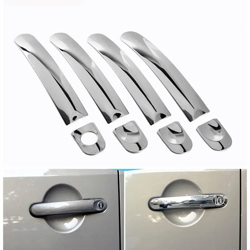 Крышка ручки двери из нержавеющей стали для VW Multivan / Caravelle 2003 2004 2005 2006 2007 2008 2009 2010 2011