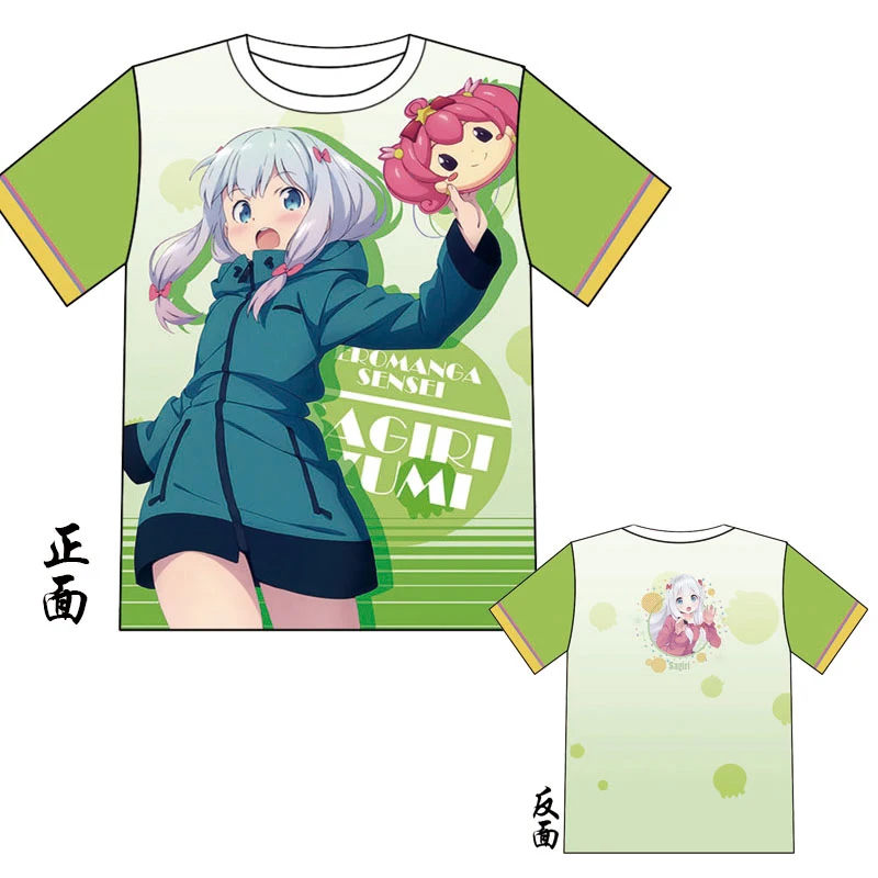 Eromanga Sensei Izumi Sagiri Fashion Japanese Anime Clothing Short Sleeve Casual T-shirt Women