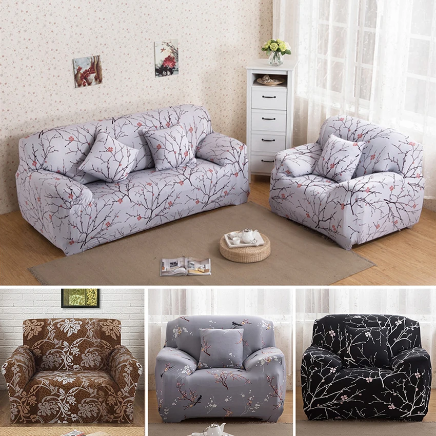 Universal Stretch Sofa Covers Furniture Protector Polyester Modern