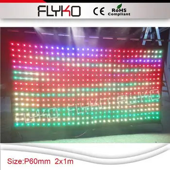 

Free Shipping alibaba express in spanish dmx led video curtain