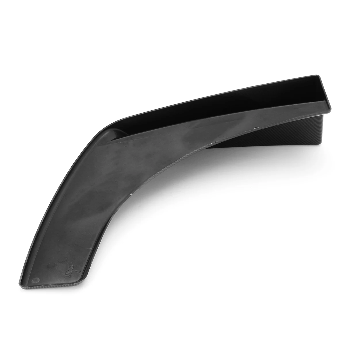 1 par Deflector delantero del coche Spoiler divisor difusor parachoques Canard labio cuerpo palas fibra de carbono Look Universal parachoques Splitters