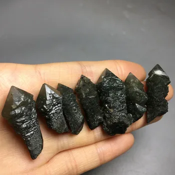 

40g 7pcs Natural rare rough mineral Skeletal calcite quartz crystal specimens