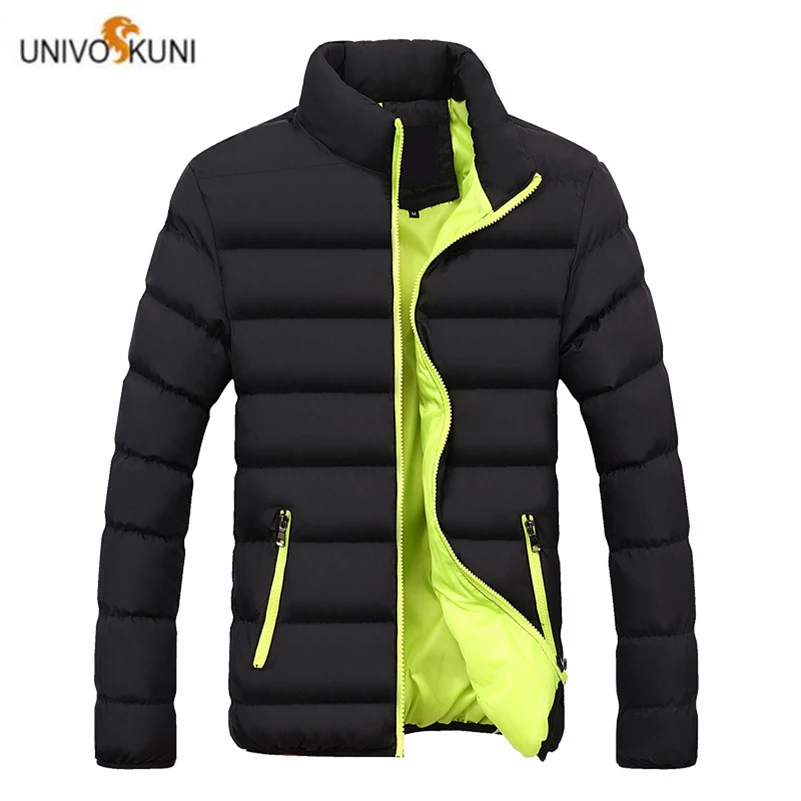 UNIVOS KUNI, мужское плотное пальто, модное, Dwon, хлопковая куртка, брендовая, зима, осень, с подкладкой, повседневная, мужская, большой размер, 5XL, Q6079