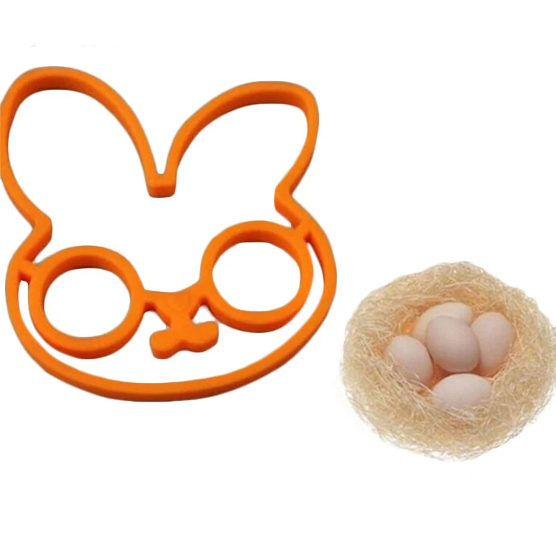 Кролик Силиконовый форма для омлета яйцо креативная форма для яичницы кольцо жарить Яйцо кухонные принадлежности Инструменты